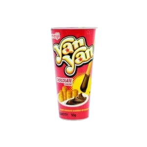 Meiji Yan Yan Chocolate Stick Biscuits 50 Gm
