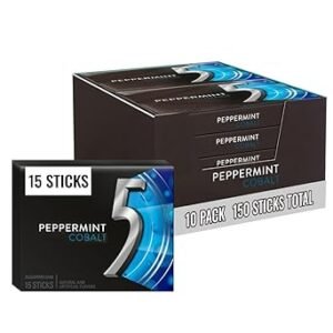5 Gum Peppermint Cobalt Sugar free Chewing Gum