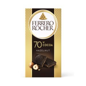 Ferrero Rocher 70% Dark Chocolate Hazelnut Bar