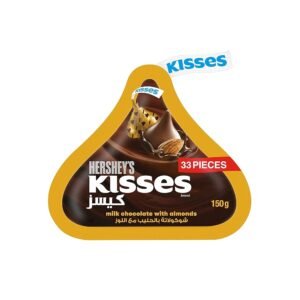 HERSHEY'S KISSES Milk Chocolate with Almonds 150G