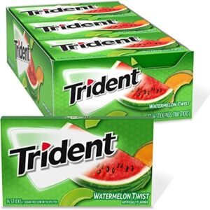 Trident Watermelon Twist Flavour Sugar Free Gum