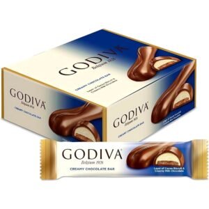 Godiva Creamy Milk Chocolate Bar Belgium 1926, 6 x 35g, 210g,