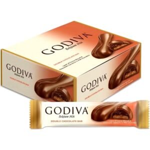 Godiva Double Chocolate Bar, Cacao Biscuit & Chocolate Ganache in Milk Chocolate