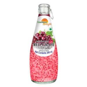 Americano Basil Seed Drink Red Grape