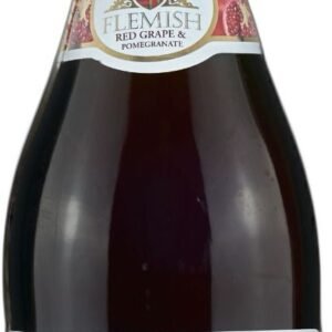Flemish Sparkling Pomegranate Non Alcoholic Red Drink