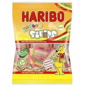 Haribo Sour Rainbow Strips 130g