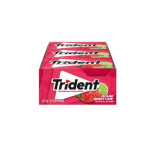 Trident Island Berry Lime Flavours Sugar Free Gum