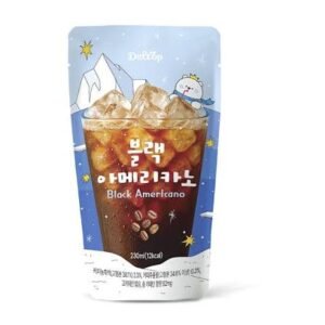 Deltop Iced Black Americano Ade – Refreshing Pouch Drink 230ml