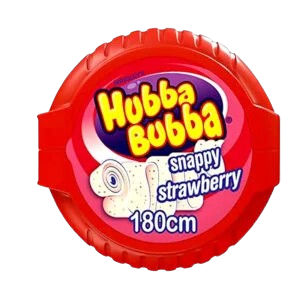 Wrigley's Hubba Bubba Snappy Strawberry Gum Tape