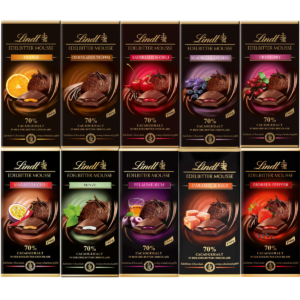 LINDT | 70% Dark Chocolate Mousse Bars | 150g
