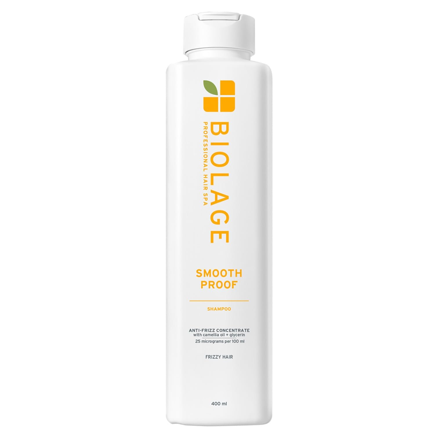 Biolage Smooth Proof Anti-Frizz Shampoo for Dry and Frizzy Hair with Camellia Oil and Glycerin for 72HR Frizz Control for Women and Men Vegan and Cruelty-Free