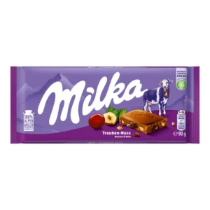 Milka Raisins & Nuts 90gm