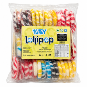 Happy Candy Lollipop 450/- mango shape