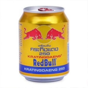 Red Bull Kratingdaeng Energy Drink, Gold Aluminum Can, 250ml