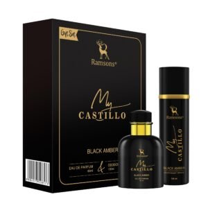 Ramsons My Castillo Black Amber Perfume & Deodorant Gift Set
