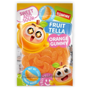 Bonfire Fruit Tella Orange gummy