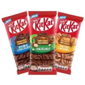 Nestle KitKat Double Chocolate, Salted Caramel, Hazelnut